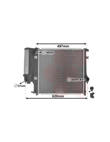 COMPATIBLE CON RADIADOR BMW 3 E36 316 i 318 i...
