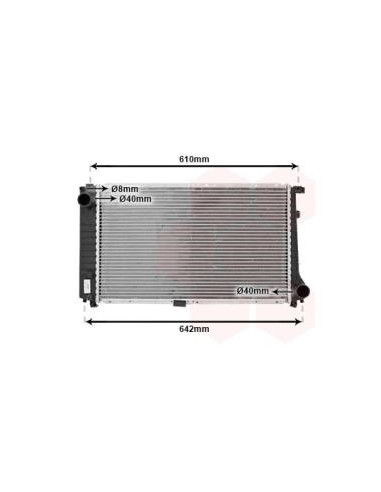 COMPATIBLE CON RADIADOR BMW 3 E36 9198