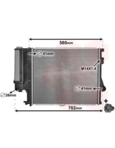 COMPATIBLE CON RADIADOR BMW 5 E39 520 i 523 i 528 i