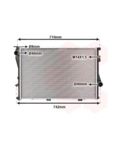 COMPATIBLE CON RADIADOR BMW 5 E39 7 E38 525 td,tds 7