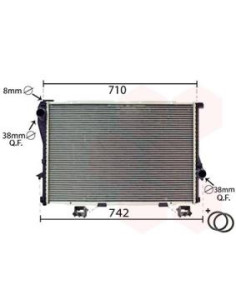 COMPATIBLE CON RADIADOR BMW 5 E39 7 E38 520 i 523 i