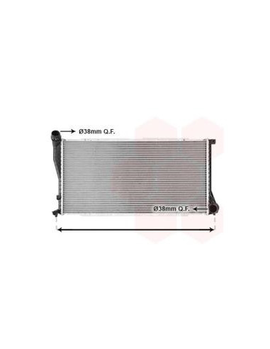 COMPATIBLE CON RADIADOR BMW 5 E39 7 E38 520 d...