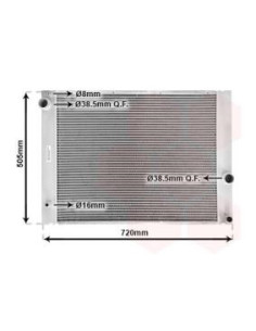COMPATIBLE CON RADIADOR BMW 7 E65 730i 735i 745i 760