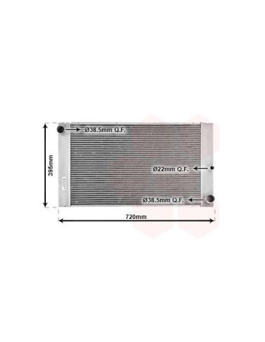 COMPATIBLE CON RADIADOR BMW 5 E60