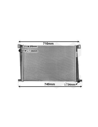 COMPATIBLE CON RADIADOR MINI ONE COOPER 2007