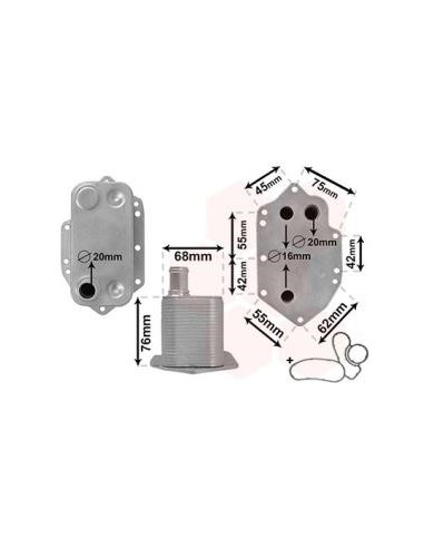 COMPATIBLE CON RADIADOR OLEO BMW S 3 E46 E90 S...