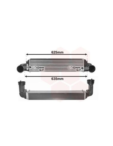 COMPATIBLE CON INTERCOOLER BMW E46 1998