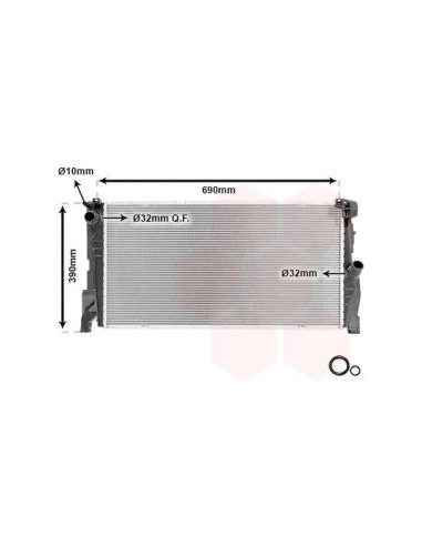 COMPATIBLE CON RADIADOR BMW S 2 F45 F46 1.5...