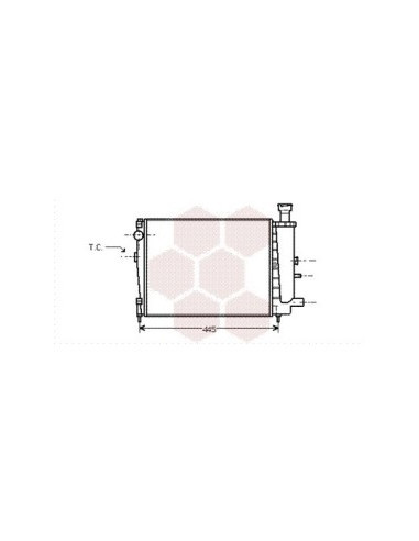 COMPATIBLE CON RADIADOR PSA AX 10 11 14