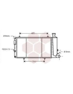 COMPATIBLE CON RADIADOR PSA C15 1.8 D