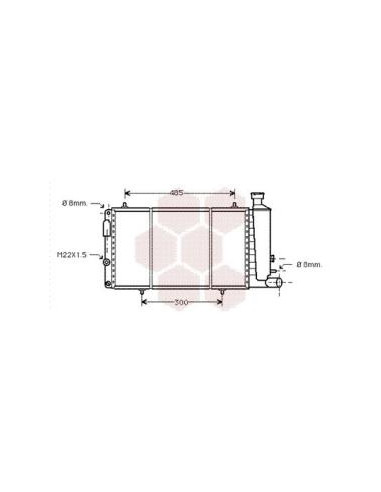COMPATIBLE CON RADIADOR PSA C15 1.8 D