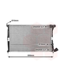 COMPATIBLE CON RADIADOR PSA XANTIA I,II 2.0 Turbo 2.1 Turb