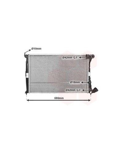 COMPATIBLE CON RADIADOR PSA XANTIA I,II 2.0...