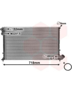 COMPATIBLE CON RADIADOR PEUGEOT 406 1.6 1.8I 9599