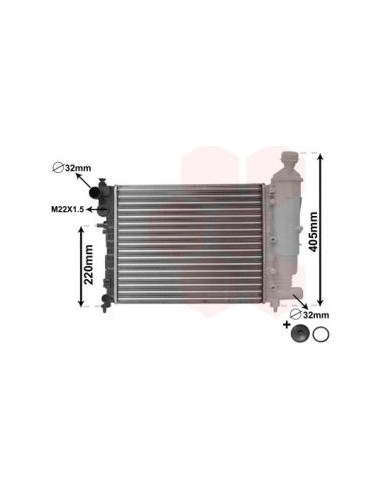 COMPATIBLE CON RADIADOR PSA 106 II SAXO 1.0 i,X...