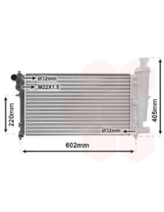 COMPATIBLE CON RADIADOR PEUGEOT 106 II 1
