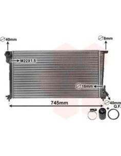 COMPATIBLE CON RADIADOR PSA 306 BERLINGO PARTNER XSARA