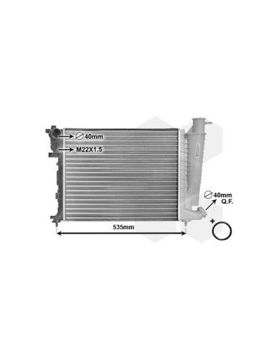 COMPATIBLE CON RADIADOR PSA 306 XSARA 1.4 1.6