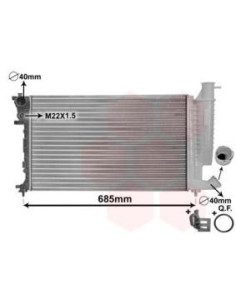 COMPATIBLE CON RADIADOR PSA 306 XSARA 1.4,i 1.6 i 1.8