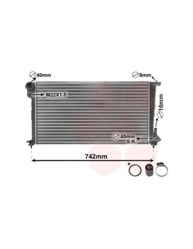 COMPATIBLE CON RADIADOR CITROEN BERLINGO 2.0...