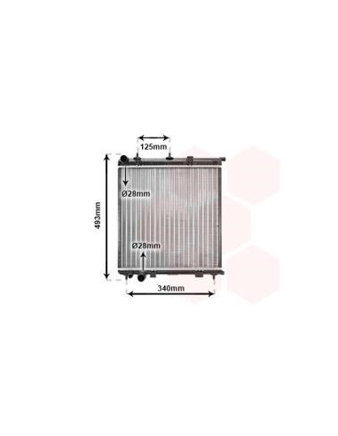 COMPATIBLE CON RADIADOR PSA C3 1.4 i  !
