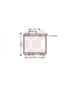 COMPATIBLE CON RADIADOR PSA C3 1.4 16V HDi