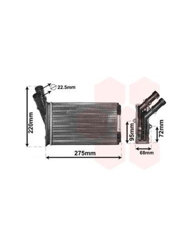 COMPATIBLE CON RADIADOR CALEFACCION CITROEN...