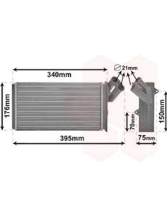 COMPATIBLE CON RAD. CALEFACCION FIAT GROUIMPRIMADOSA 806...