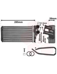 COMPATIBLE CON RADIADOR CALEFACCION CITROEN C4 04