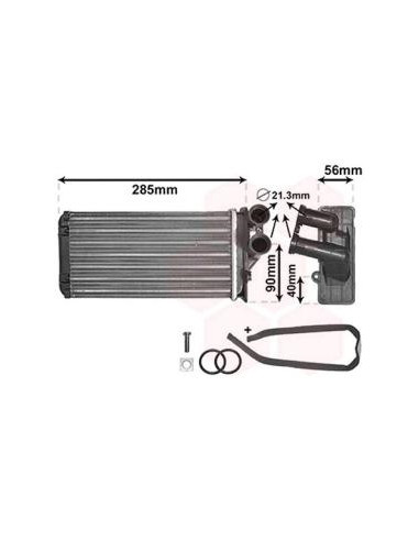 COMPATIBLE CON RADIADOR CALEFACCION CITROEN C4 04