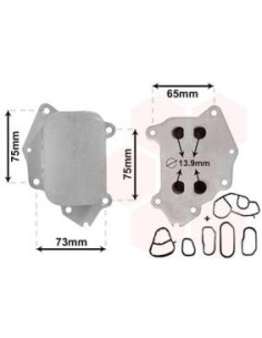 COMPATIBLE CON RADIADOR OLEO CITROEN C1 C2 C3 BERLINGO...