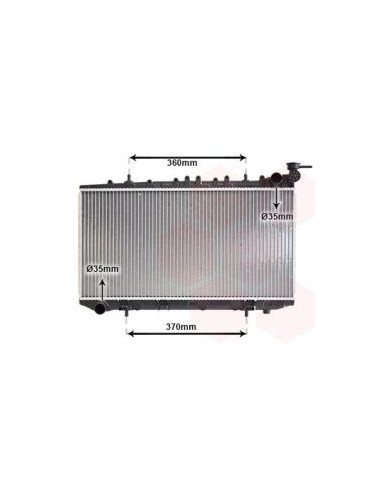 COMPATIBLE CON RADIADOR NISSAN SUNNY III 1.7 D...