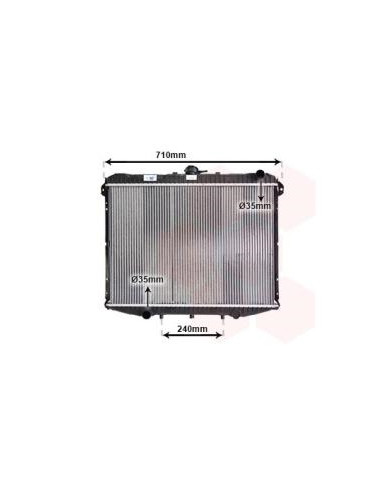 COMPATIBLE CON RADIADOR NISSAN TERRANO II 2.7 TD