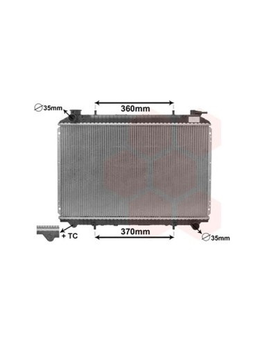 COMPATIBLE CON RADIADOR NISSAN SERENA 2.0 SUB...