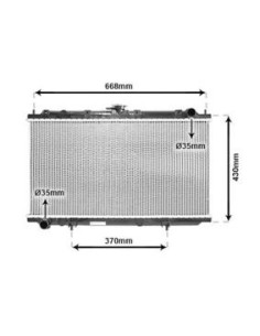 COMPATIBLE CON RADIADOR NISSAN PRIMERA P11