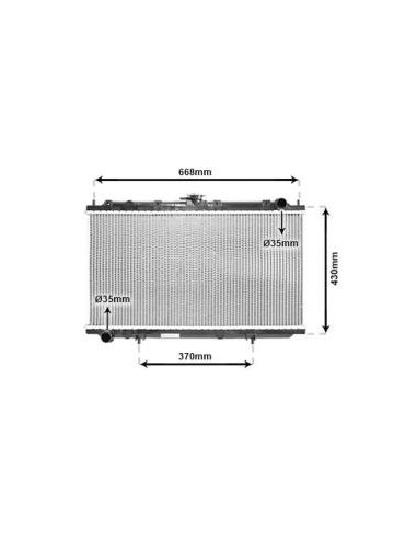 COMPATIBLE CON RADIADOR NISSAN PRIMERA P11