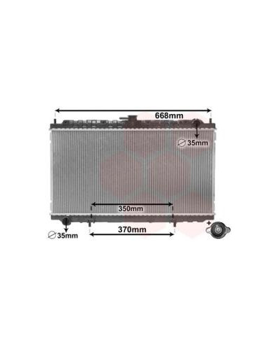 COMPATIBLE CON RADIADOR NISSAN PRIMERA I,II 1.6...