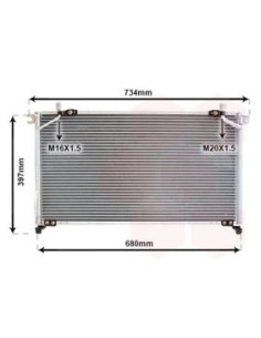 COMPATIBLE CON CONDENSADOR NISSAN TERRANO II R20