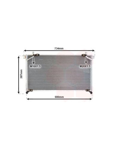 COMPATIBLE CON CONDENSADOR NISSAN TERRANO II R20
