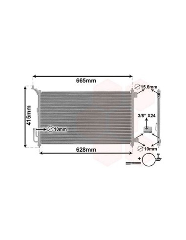COMPATIBLE CON CONDENSADOR NISSAN MICRA NOTE