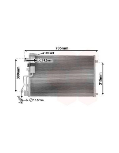 COMPATIBLE CON CONDENSADOR NISSAN QASHQAI 07