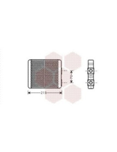 COMPATIBLE CON RADIADOR CALEFACCION MITSUBISHI NISSAN...