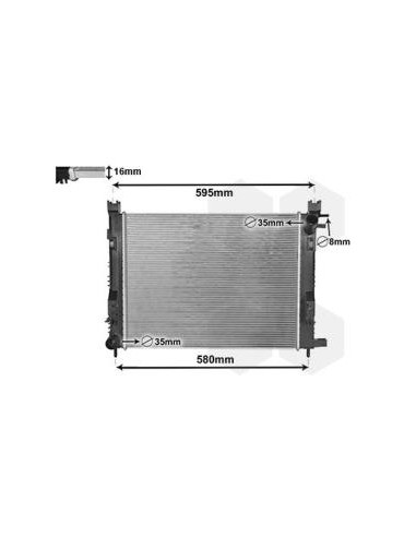 COMPATIBLE CON RADIADOR DACIA DUSTER DOKKER 0.9...