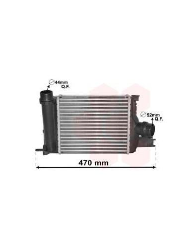 COMPATIBLE CON INTERCOOLER RENAULT CLIO CAPTUR...