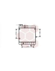COMPATIBLE CON RADIADOR VOLKSWAGEN MARBELLA TERRA 0.8 0.9