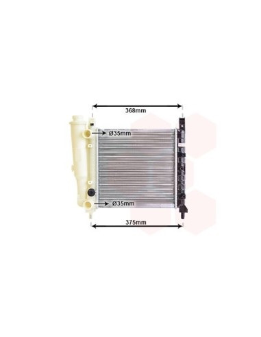COMPATIBLE CON RADIADOR FIAT GROUP UNO 45 0.9