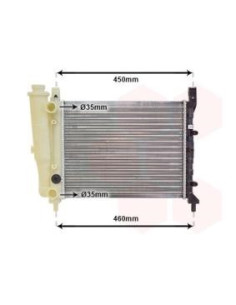 COMPATIBLE CON RADIADOR FIAT GROUP UNO 50 1.1 55 1.1 60