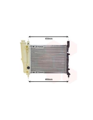 COMPATIBLE CON RADIADOR FIAT GROUP UNO 50 1.1...