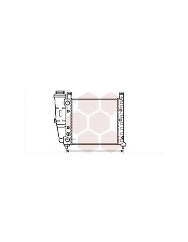 COMPATIBLE CON RADIADOR FIAT GROUP UNO 45 1.0