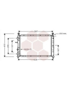 COMPATIBLE CON RADIADOR FIAT GROUP 155 COUPE DEDRA DEL